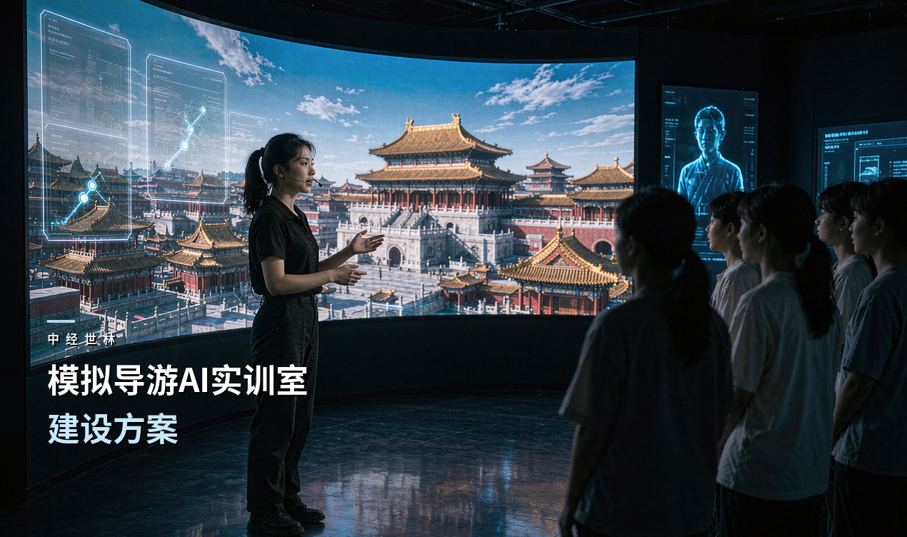 中经世林模拟导游AI实训室建设方案